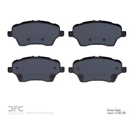 Dynamic Friction Co DFC 3000 Ceramic Brake Pads - Dynamic Friction Company 1310-1730-00 1310-1730-00